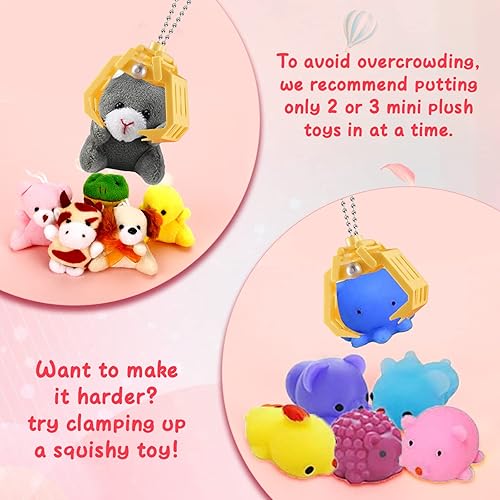 Miniatura 6 de JHkim Mini máquina de garras para niños, dispensador de dulces para niñas, juego de arcade de máquina de garras para niños, juguetes para niñas de 3