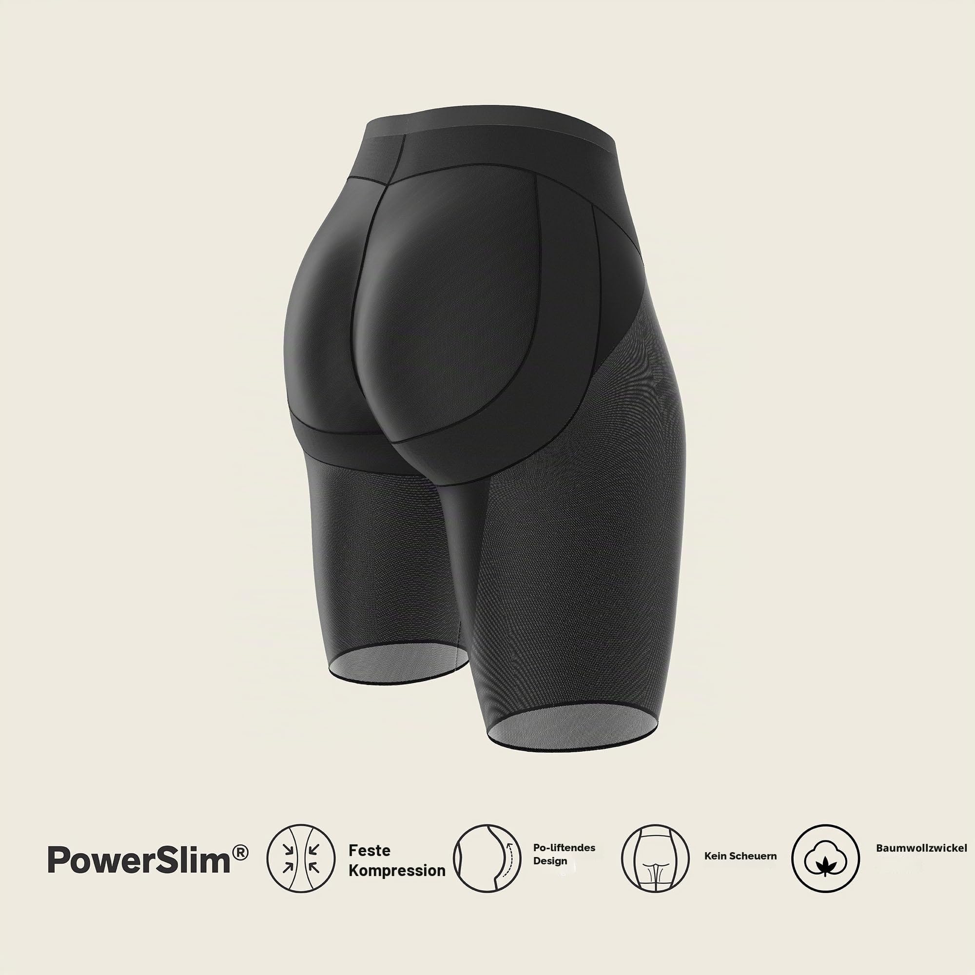 Leonisa Shape-Short mit Fester Kompression und Po-Lifter