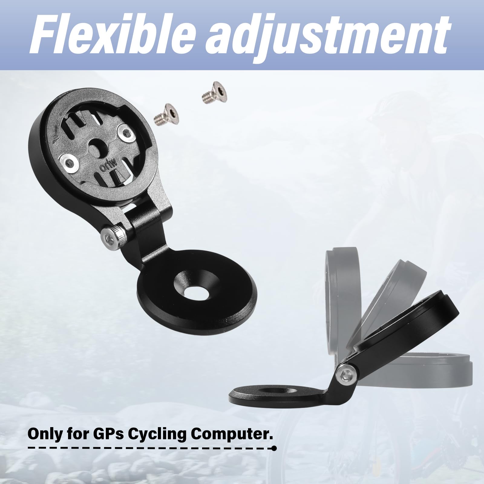 Support GUB Pour Ordinateur Vélo – Compatible Cateye/Wahoo/Bryton/Garmin – Noir