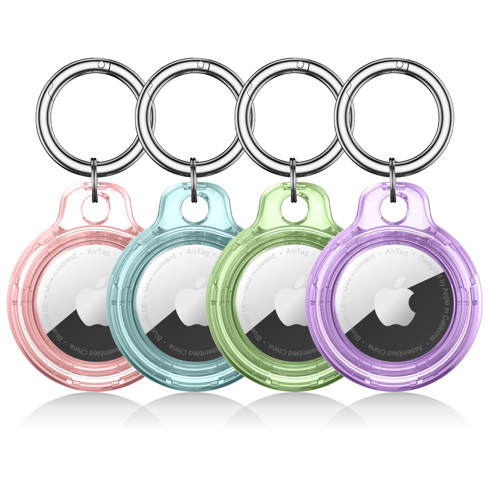 Amazon.co.jp: AirTagホルダー 4個パック Apple Airtag対応