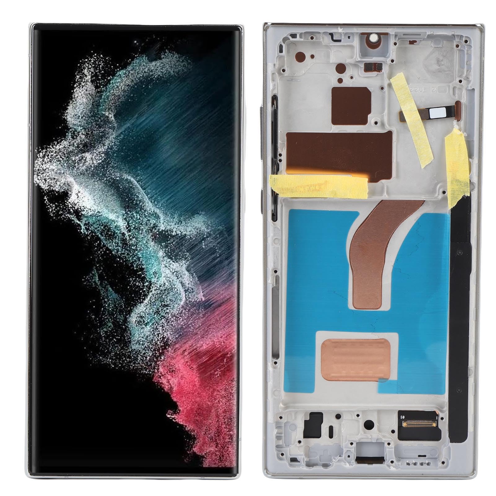 Cocoarm S22 Ultra 5G Wymiana Ekranu, 6,8 Cala TFT (SILVER)