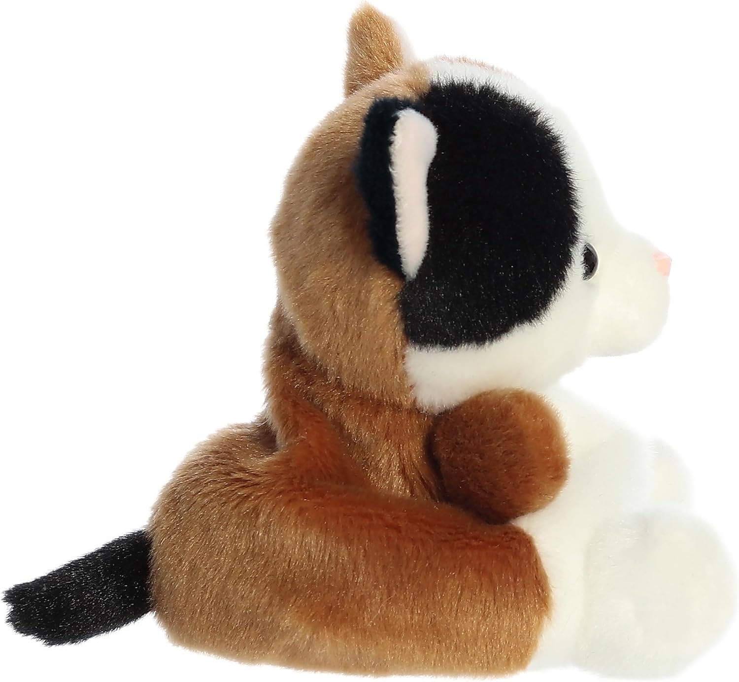 Aurora® Adorable Palm Pals™ Peebs Calico Cat™ Stuffed Animal - Fun Collectible Plush for Kids and Adult Collectors - Perfect for Decorating Rooms and Birthday Gifts - White 5 Inches