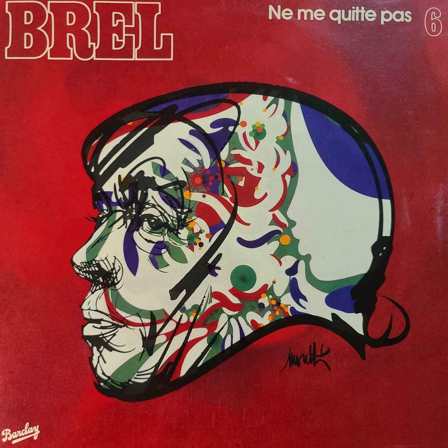 Jacques Brel - Ne Me Quitte Pas 6 - Barclay BA 253 - French import - lyric sleeve included - Rare!