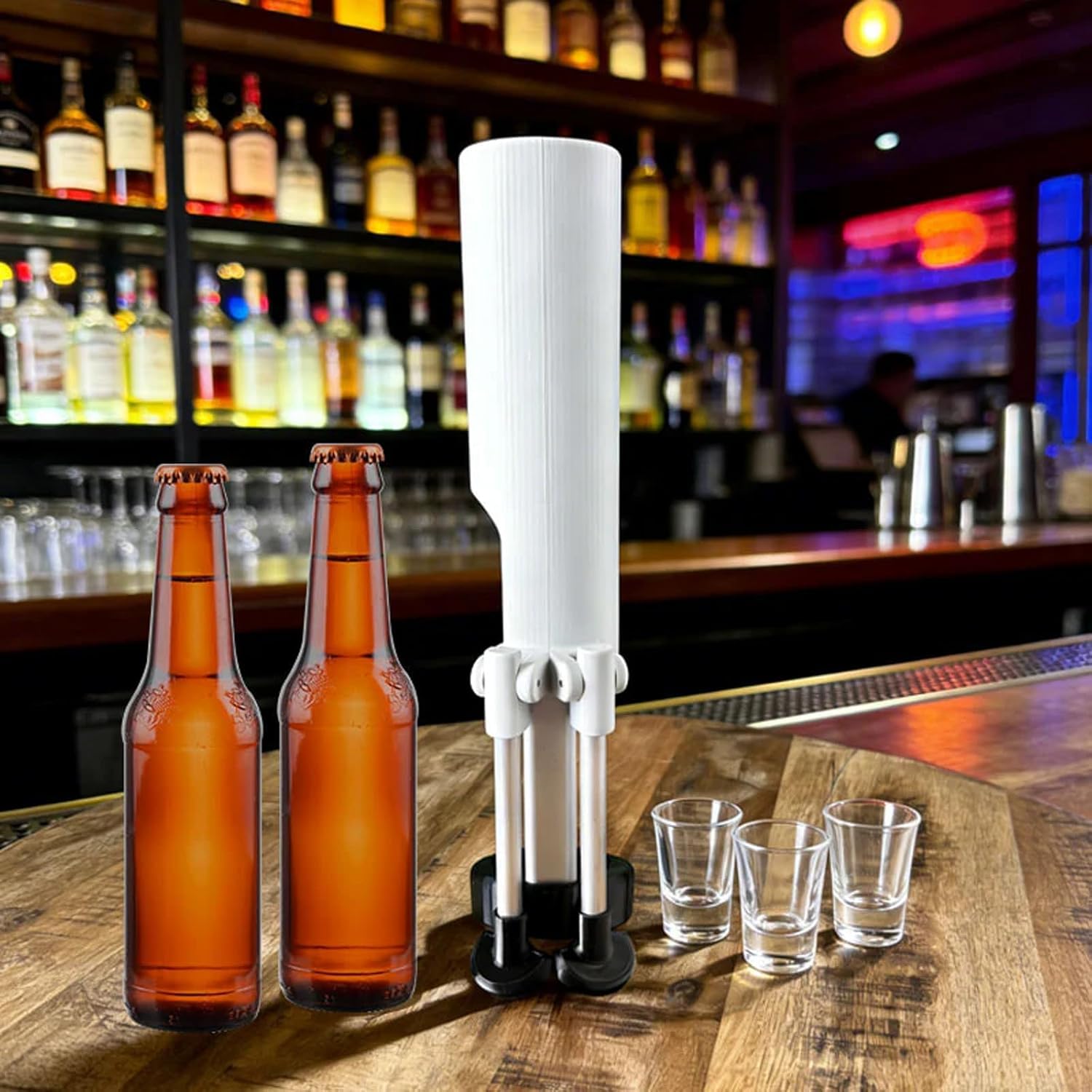Trigger Warning: This video may offend some people! 😉, We’ve enhanced the 51mm Mortar Opener to fit even more 330ml bottles-Peroni, Corona, Birra Moretti, and more!, Now, about the beer… Yes, we