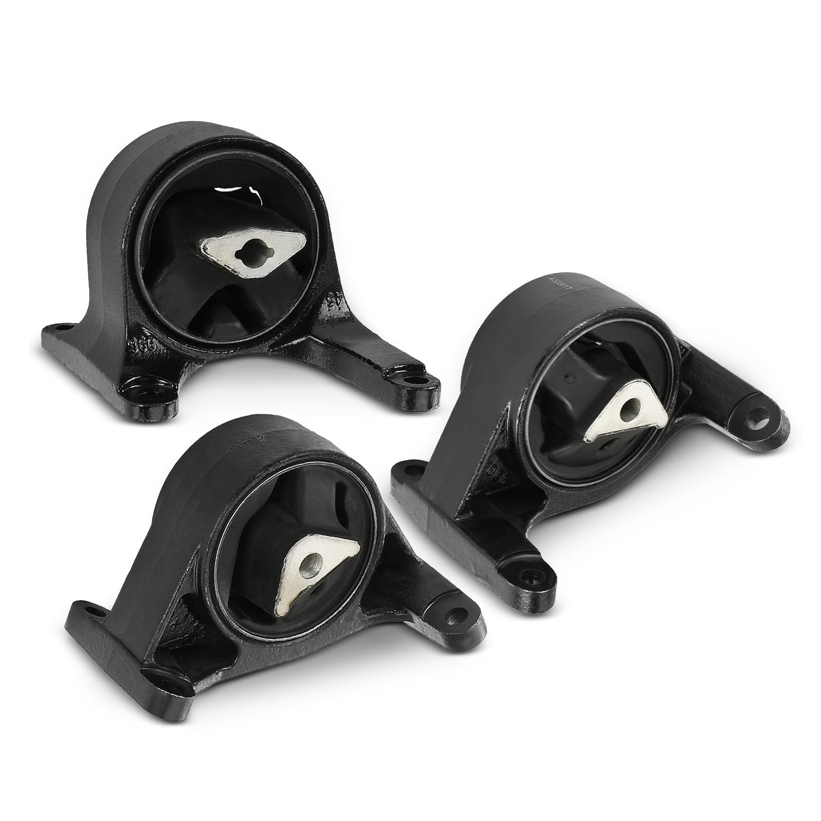 Frankberg 2x Supporti Motore + 1x Supporto del cambio Compatibile con Grand Cherokee II WG WJ 4.7 V8 4x4 1999-2005 Replace# EM-3013,3008
