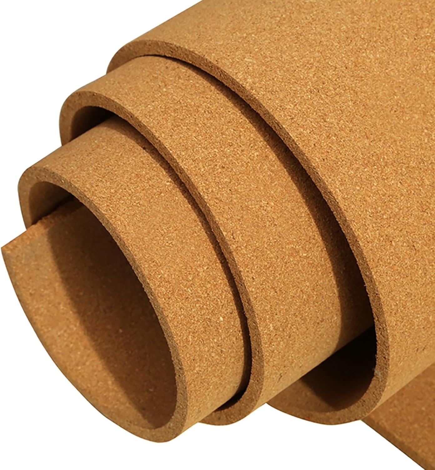 Cork Roll, Cork Board Large, High Density Cork Roll, Cork Floor Tiles, Sound Insulation, 1/3" 1/4" Thick, for Office Home DIY Supplies, Brown (Color : Thick 8mm, Size : 1mx3m(3.3ftx9.8ft))