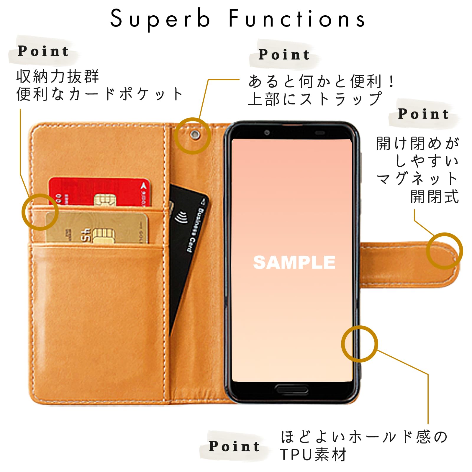 Amazon.co.jp: AQUOS wish4 SH-52E A402SH SH-M27 ケース カバー