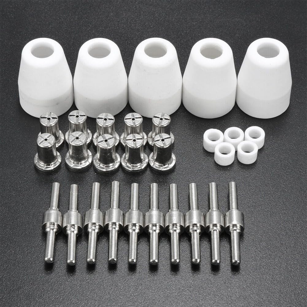 Plasma Cutter Consumables, 30Pcs Extend Tips for PT31 40 Torch CUT40 50