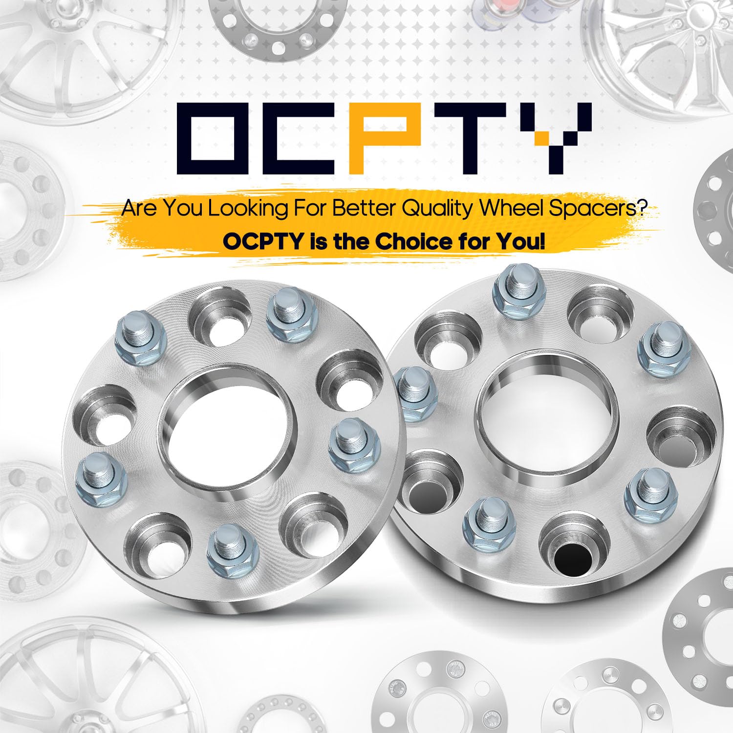 IRONTEK 1.5-Inch Wheel Spacers (5x114.3) For Lexus/Toyota - 4 Pcs, 82.5mm Bore, 12x1.5 Studs - View #13