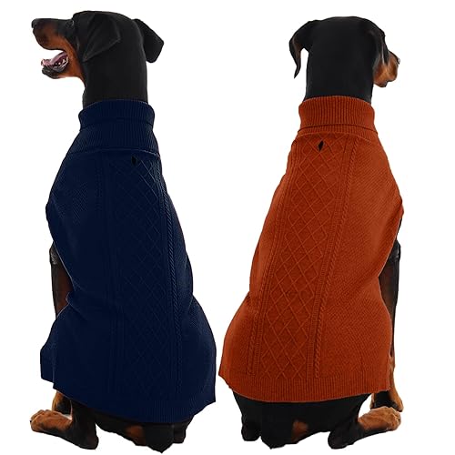 IECOii 2 Pack XXXL Dog Sweater for Large Dogs Girl