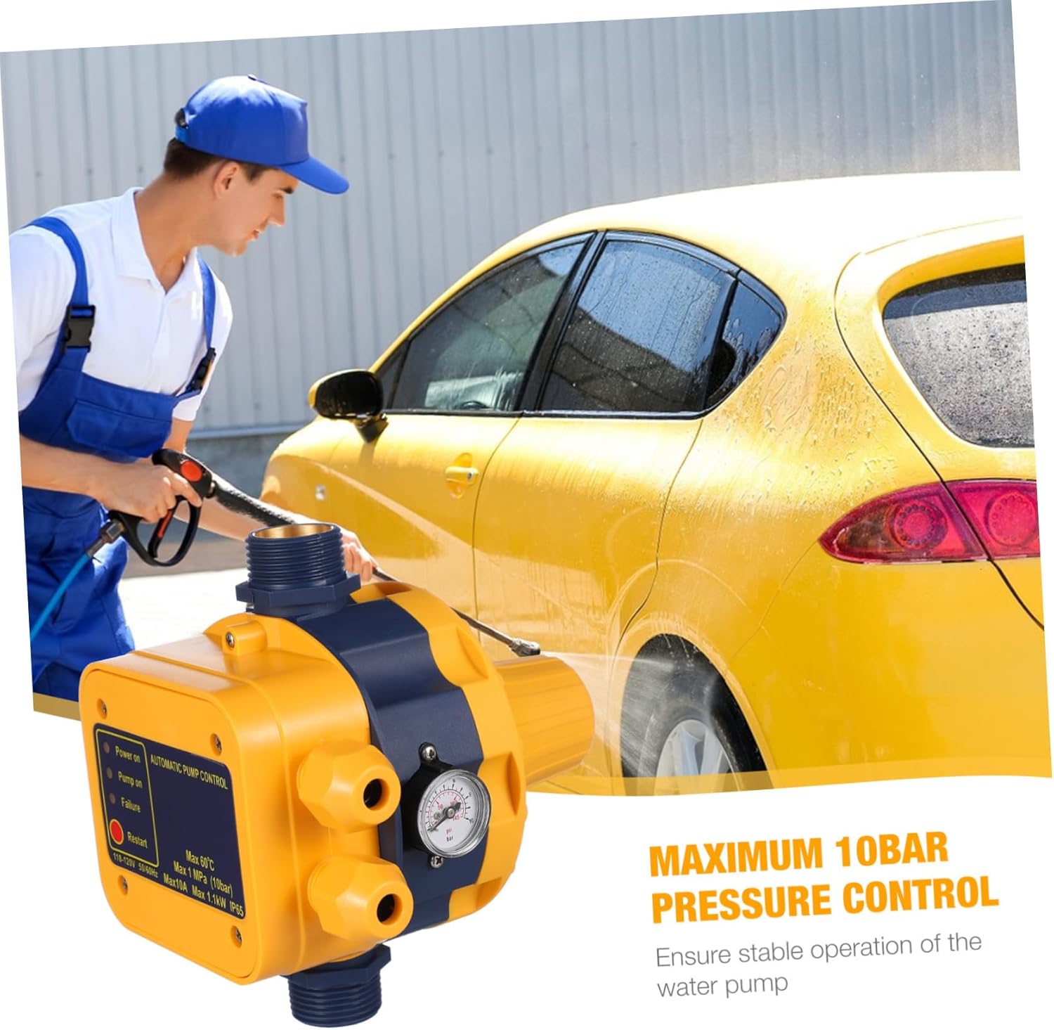 Automatic Pressure Controller for Irrigation Residential Water Booster Pump Electric Pump Controller Pressure Regulator