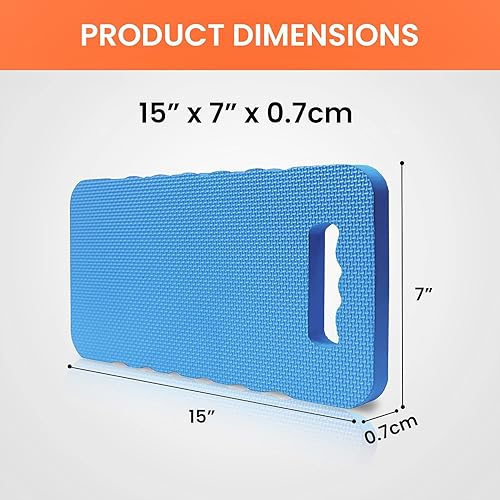 Miniatura 3 de Smart Value - Juego de 3 almohadillas de espuma para rodillas perfectas para largas horas de jardinería (3 almohadillas para rodillas de colores