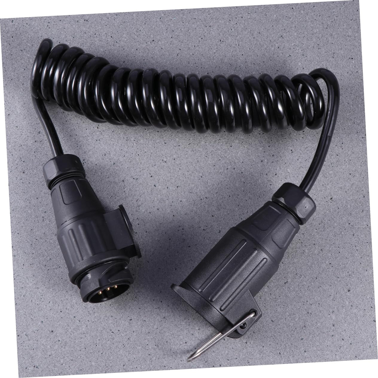 Cable De Remolque Cable En Espiral Enchufe Eléctrico del Remolque Enchufe De Remolque Casa Rodante Hélice