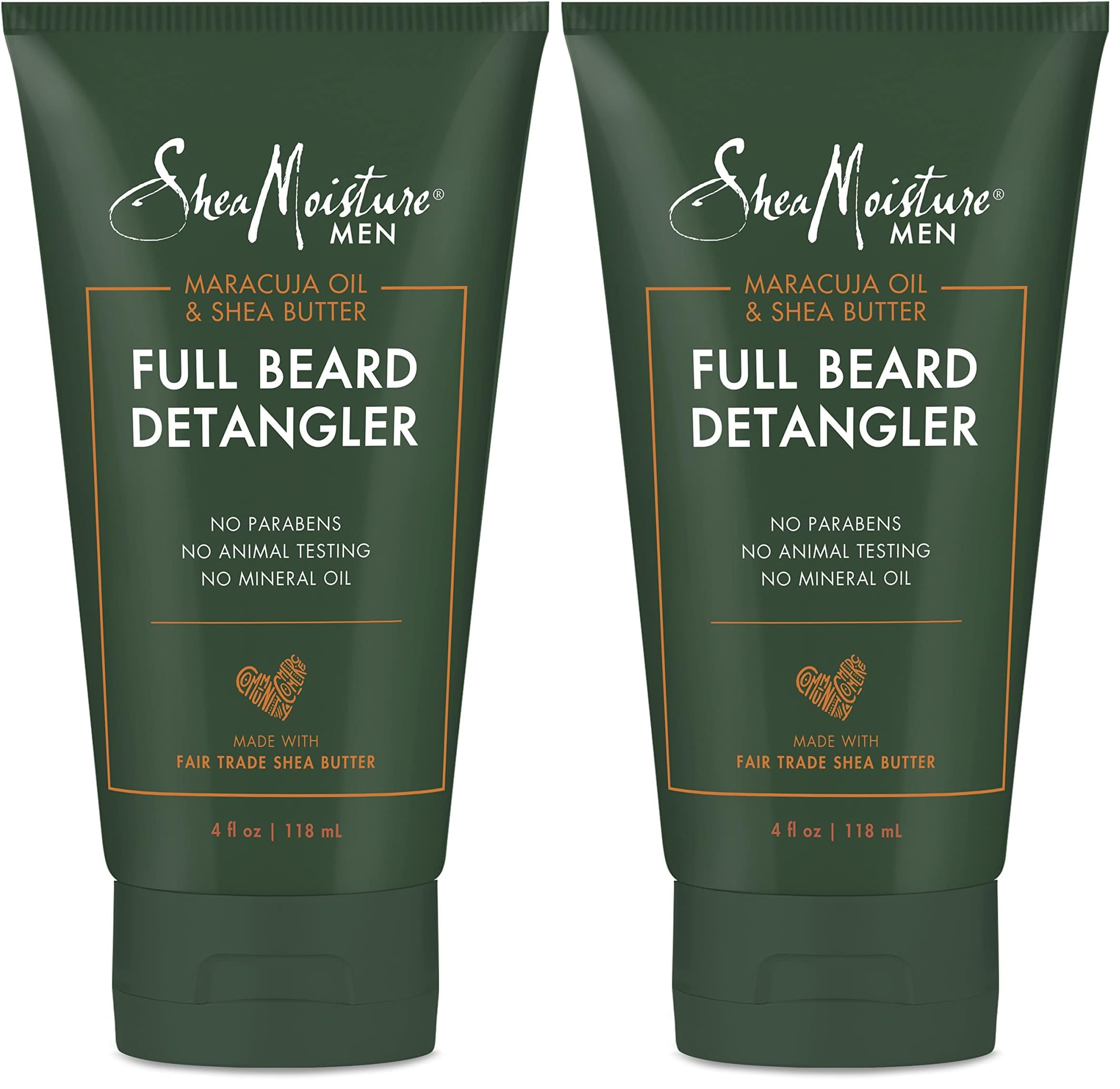SheaMoisture Beard Conditioner Detangler with Maracuja Oil & Shea Butter, 4 Fl Oz