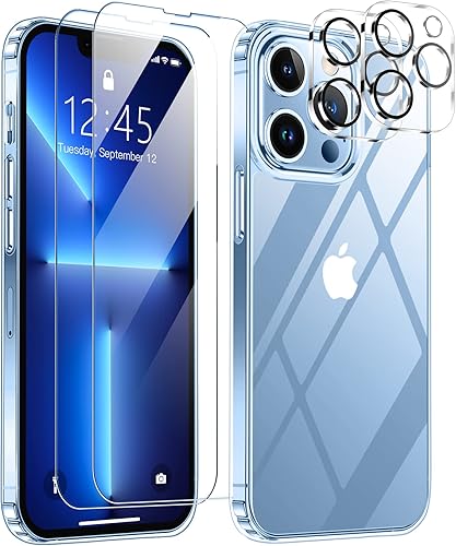 Miniatura 1 de SPIDERCASE Compatible con iPhone 13 Pro Max, [transparente no amarillento], funda delgada para teléfono solo para iPhone 13 Pro Max de 6.7 pulgadas,