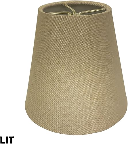 Miniatura 3 de Royal Designs, Inc. Lámpara de araña de tapa dura Empire Basic Shade CS-940-5MA, granate, 3 x 5 x 4.5