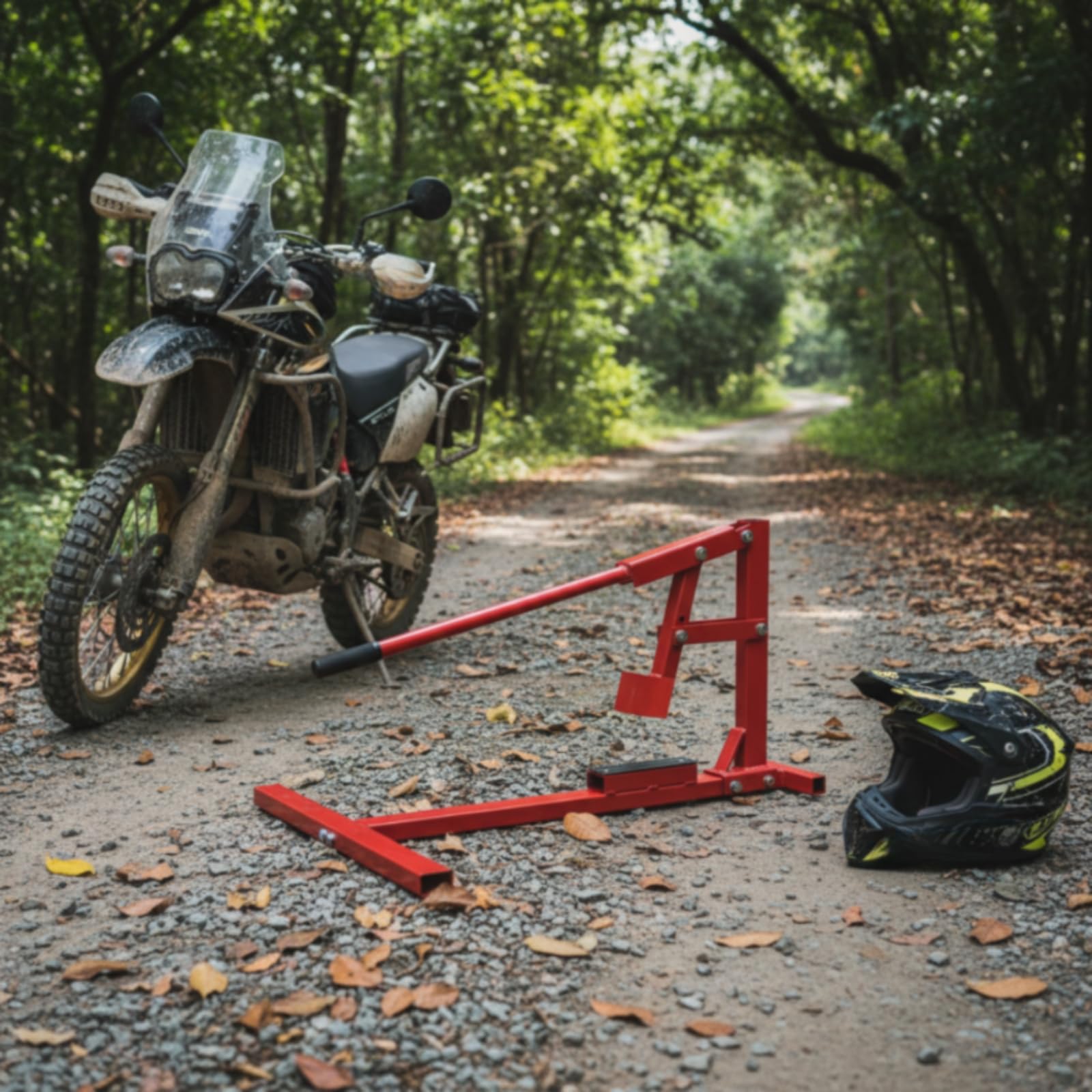 LOVIVER Desmontador de Neumáticos de Motocicleta Desmontadora Manual Herramienta Cambiadora Palanca Extractor Rompedor de Talones de Hierro con Agarre de Goma