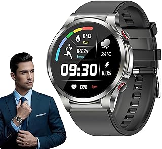 Digital Glucose Watch, W11 Continuous Glucose Monitoring Smart Watch, Glucose Tracking Watch, With 1.32-Inch Screen, Accurate Glucose Monitoring Watch, For Blood Oxygen, Blood Pressure Monitoring