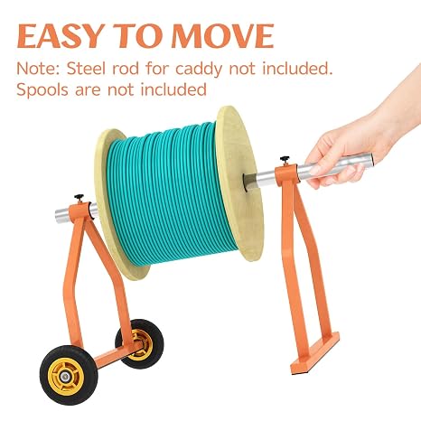Wire Spool Rack,Portable Wire Holder for Efficient Cable Management