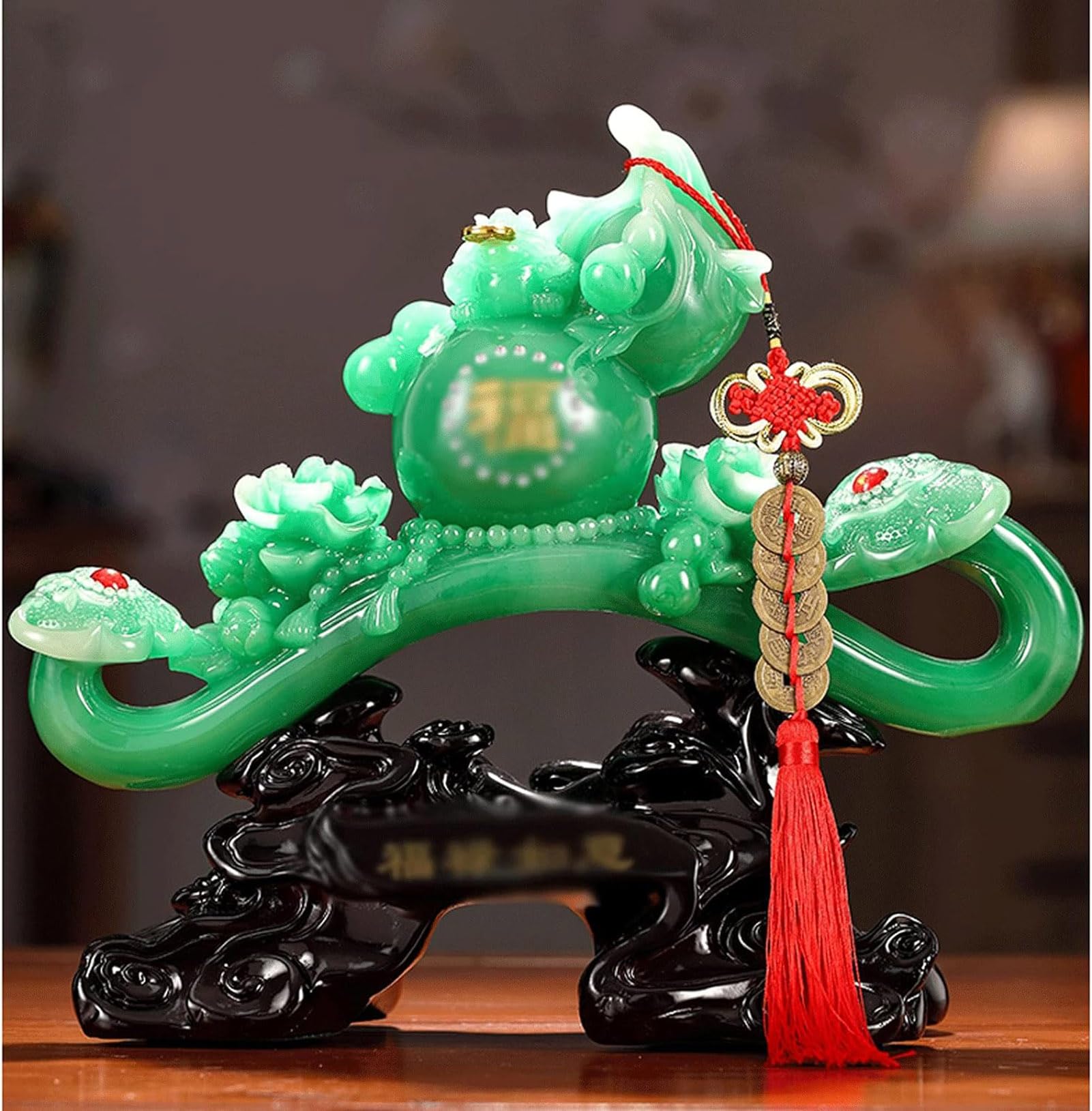 Artisanat Feng Shui en jade pour décoration d'intérieur premium