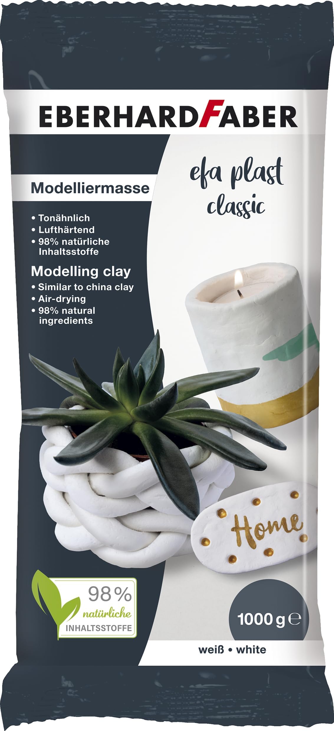 Eberhard Faber EFA MODELLING CLAY PLAST CLASSIC WHITE 1000G