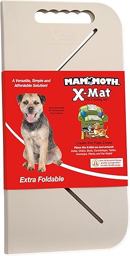 Miniatura 3 de Tapete para entranamiento de mascota X-Mat original, firme, 18 pulgadas, Plegable, 18 x 18 pulgadas, Blanco