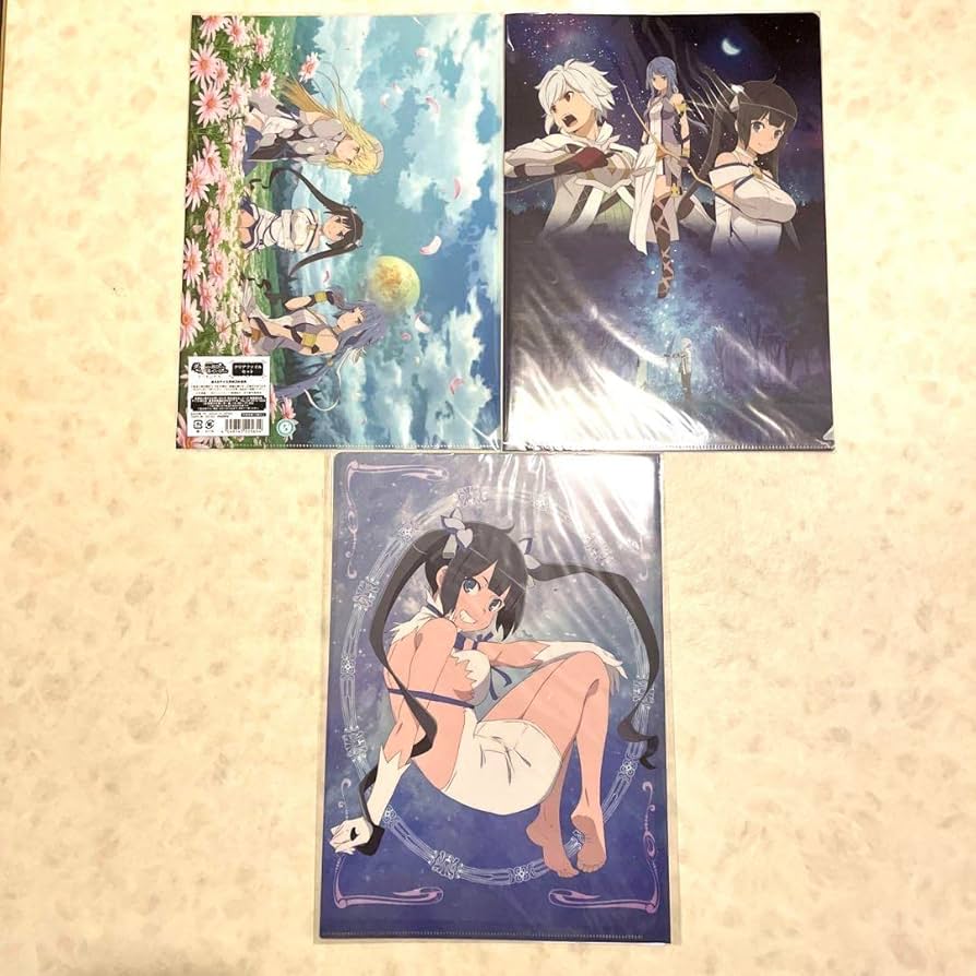 ダンまちクリアファイルポスターセット