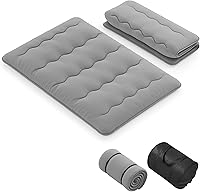 Vista 15 de KOMFOTT Colchón japonés de suelo, colchón futón enrollable de 4 pulgadas con funda lavable y bolsa de almacenamiento, colchón portátil