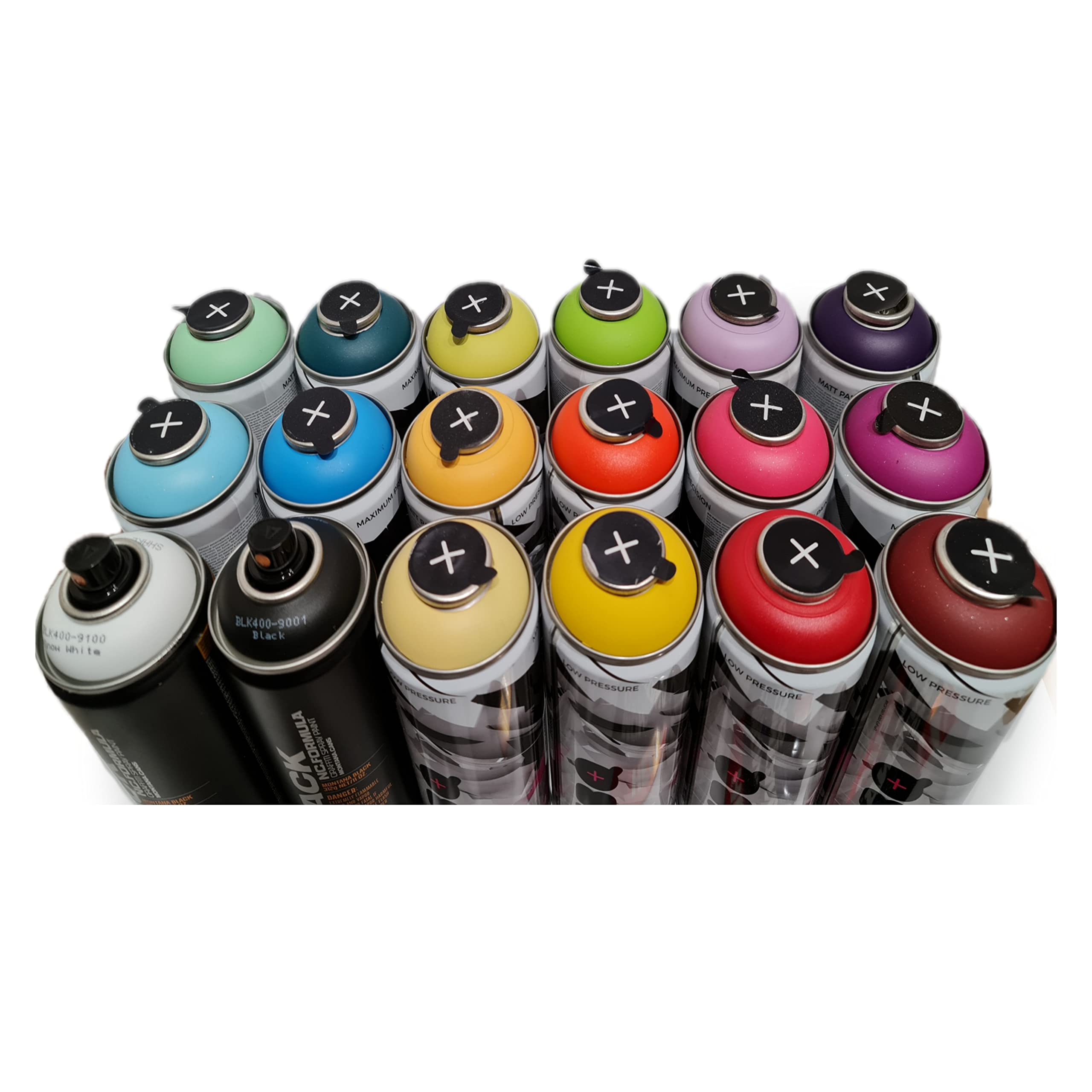 PROGAL COLORS Set Montana 94 latas de spray Montana Streetart Matt