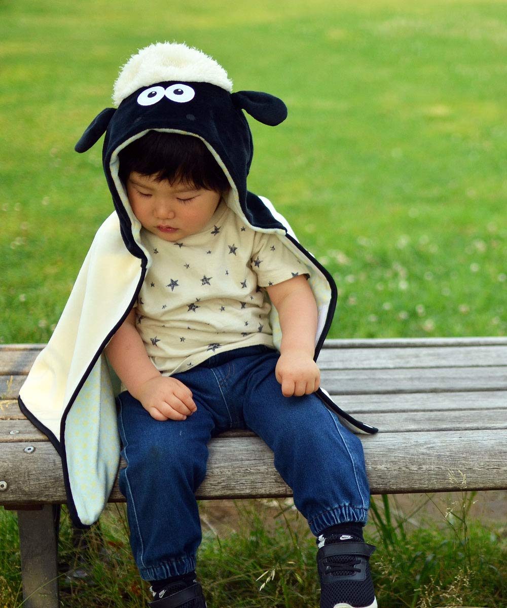 ひつじのショーン/マイファーストショーン ショーン ポンチョ ピンク