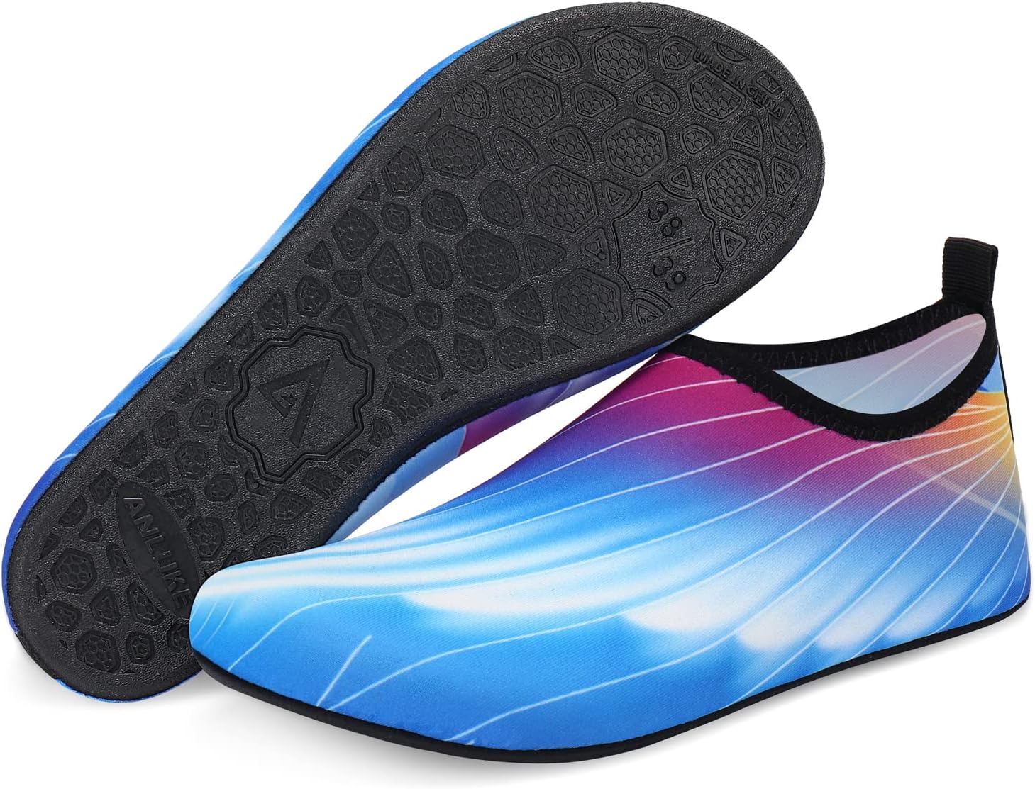 ANLUKEWater Shoes Barefoot Aqua Yoga Socks Quick-Dry Beach Swim Surf Shoes for Women Men