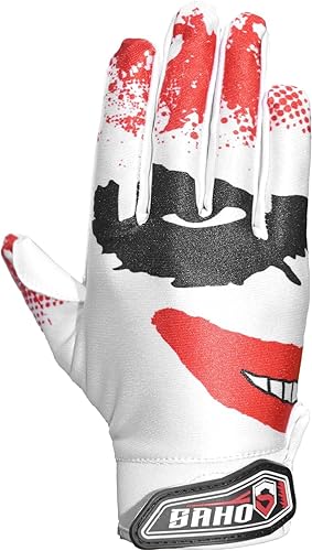 Miniatura 3 de Jester - Guantes de fútbol americano con agarre apretado, de rendimiento mejorado, Joker Pro Elite, guantes de fútbol americano con receptor súper