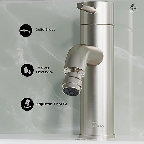 Miniatura 3 de Swiss Madison Well Made Forever SM-DF81N Ivy - Grifo de bidé en níquel