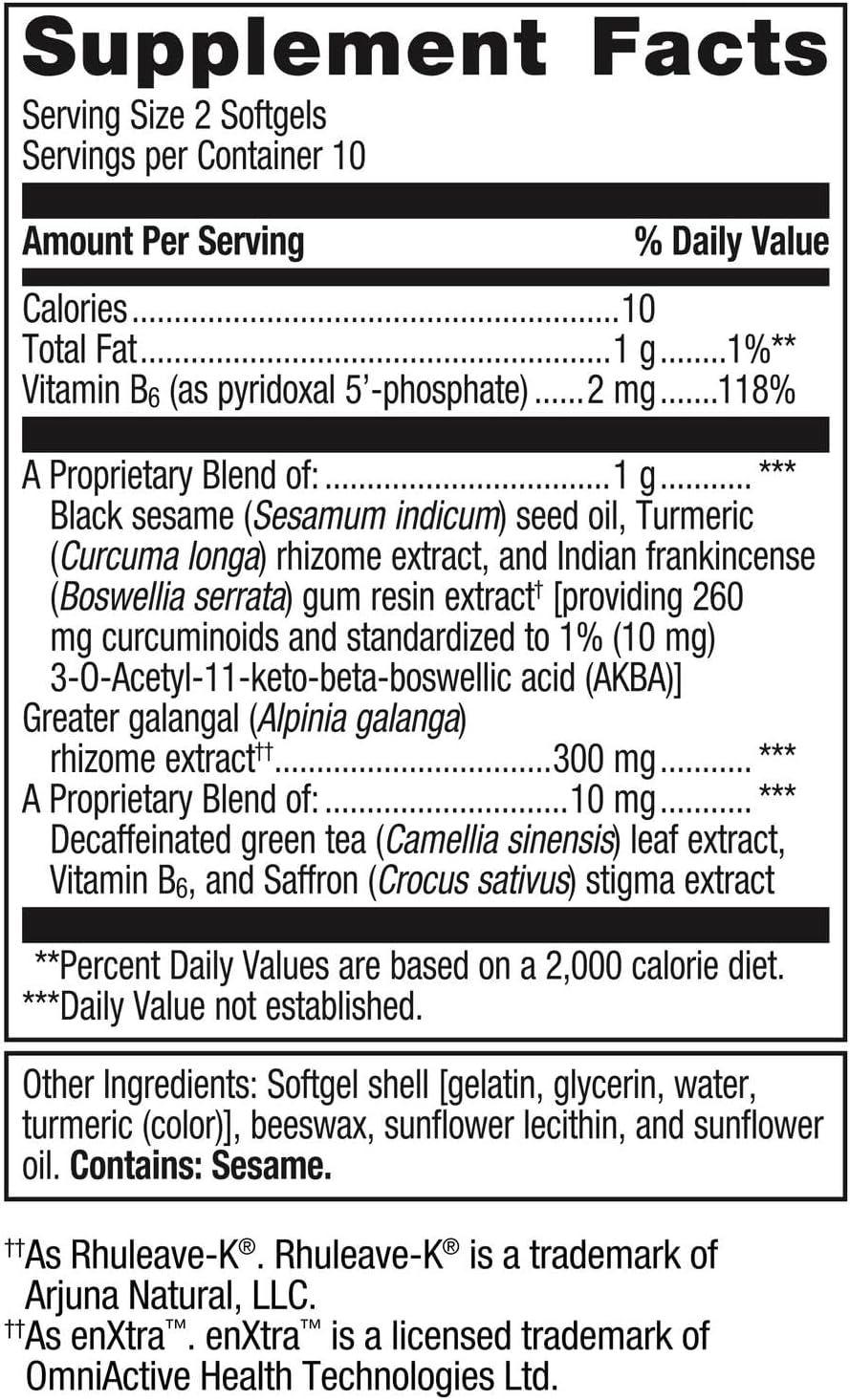 Metagenics HerWellness Rapid Period Relief - Fast-Acting Herbal Support with Turmeric, Boswellia & Galangal - Targets Menstrual Cramps, Back Soreness, Head Tension & Fatigue - Drug‑Free - 20 Softgels - Image 4