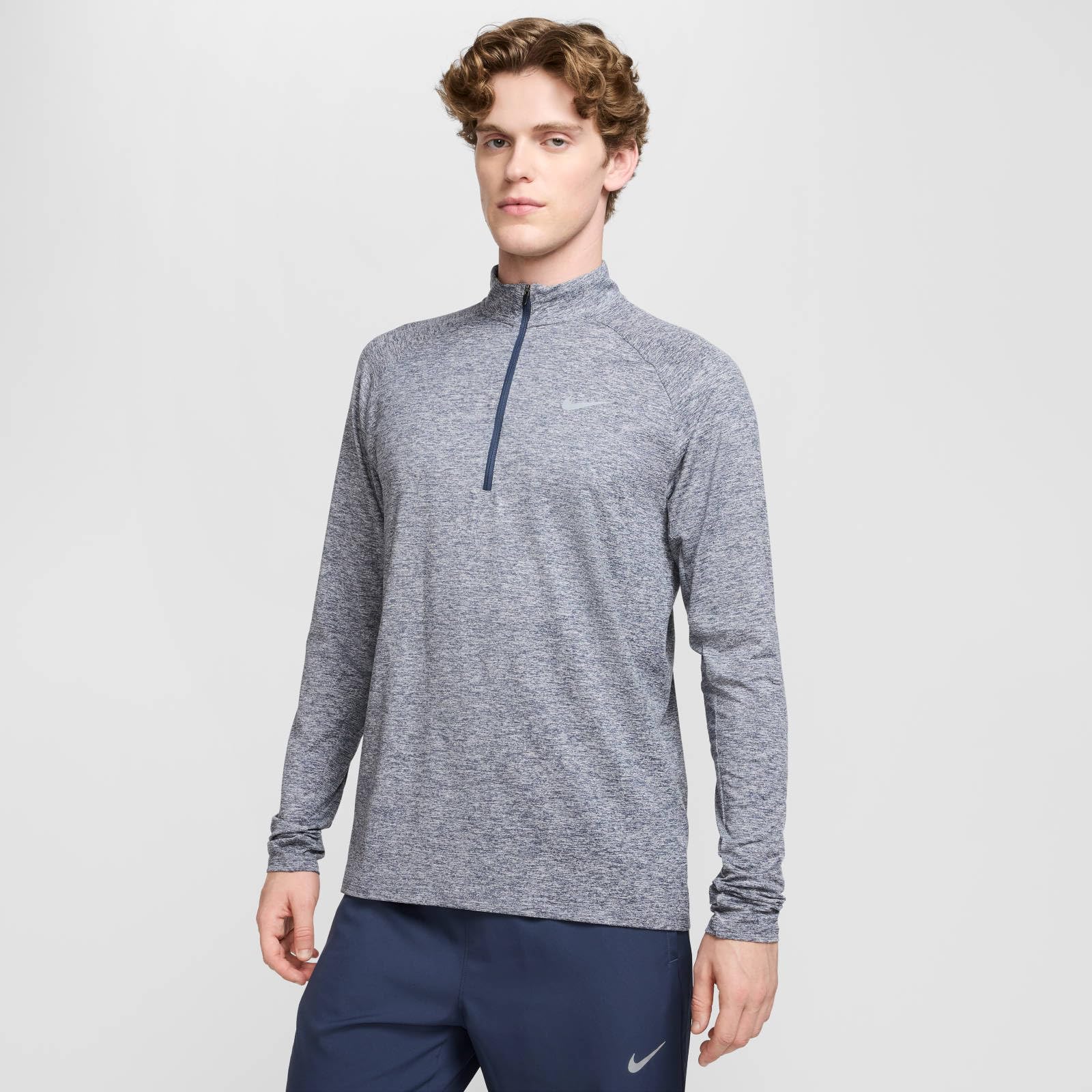 Nike Nike Stride Dri-fit Midlayer-laufoberteil Mit Halbreißverschluss Für Herren Haut de Course intermédiaire Homme (Lot de 1)