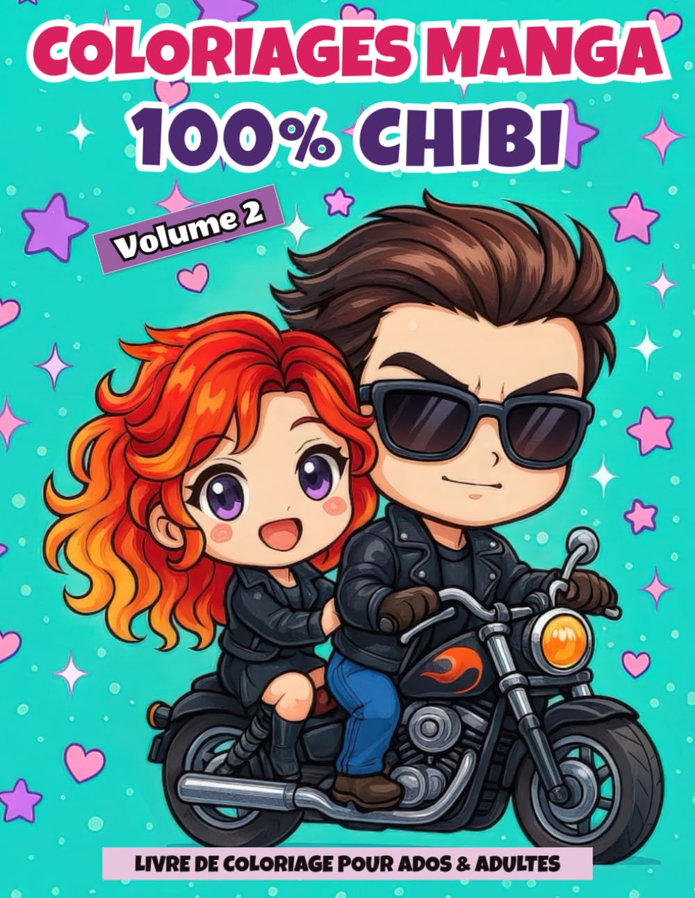 Coloriages Manga: 100% Chibi - Volume 2