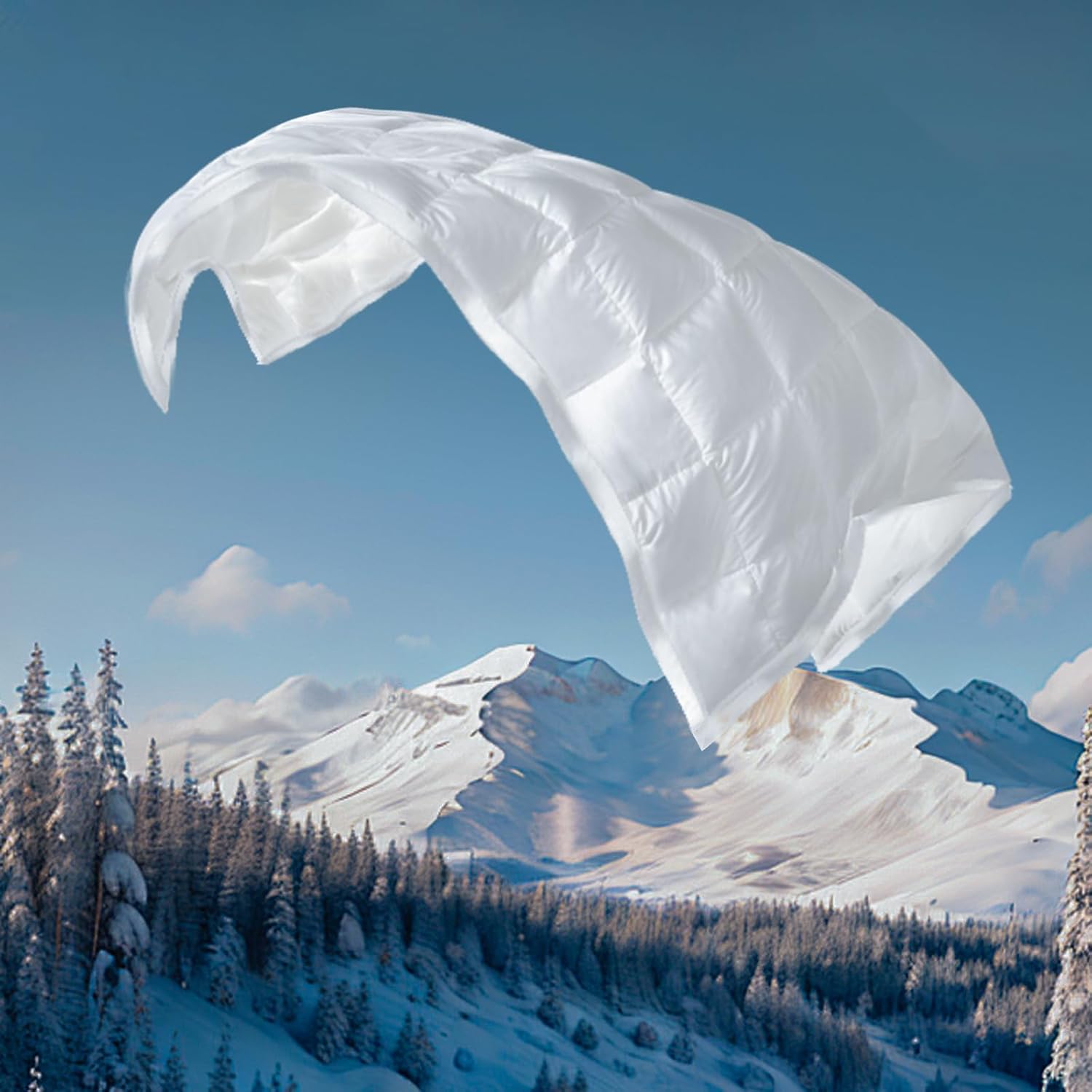 Dafinner Down Blanket California King Size | Lightweight Summer Cooling Bed Comforter | 750 Fill-Power Feathers & Down Quilt, Noiseless & Extra Soft Thin Duvet Insert with Satin Trim, White California King White