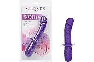 CalExotics SE-0315-10-2 Dildo Handle | Silicone Grip Thruster - Purple