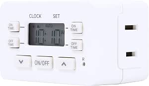 Amazon.com: UltraPro 24hr Digital Bar , 1-Polarized Timer Outlet, 2 ...