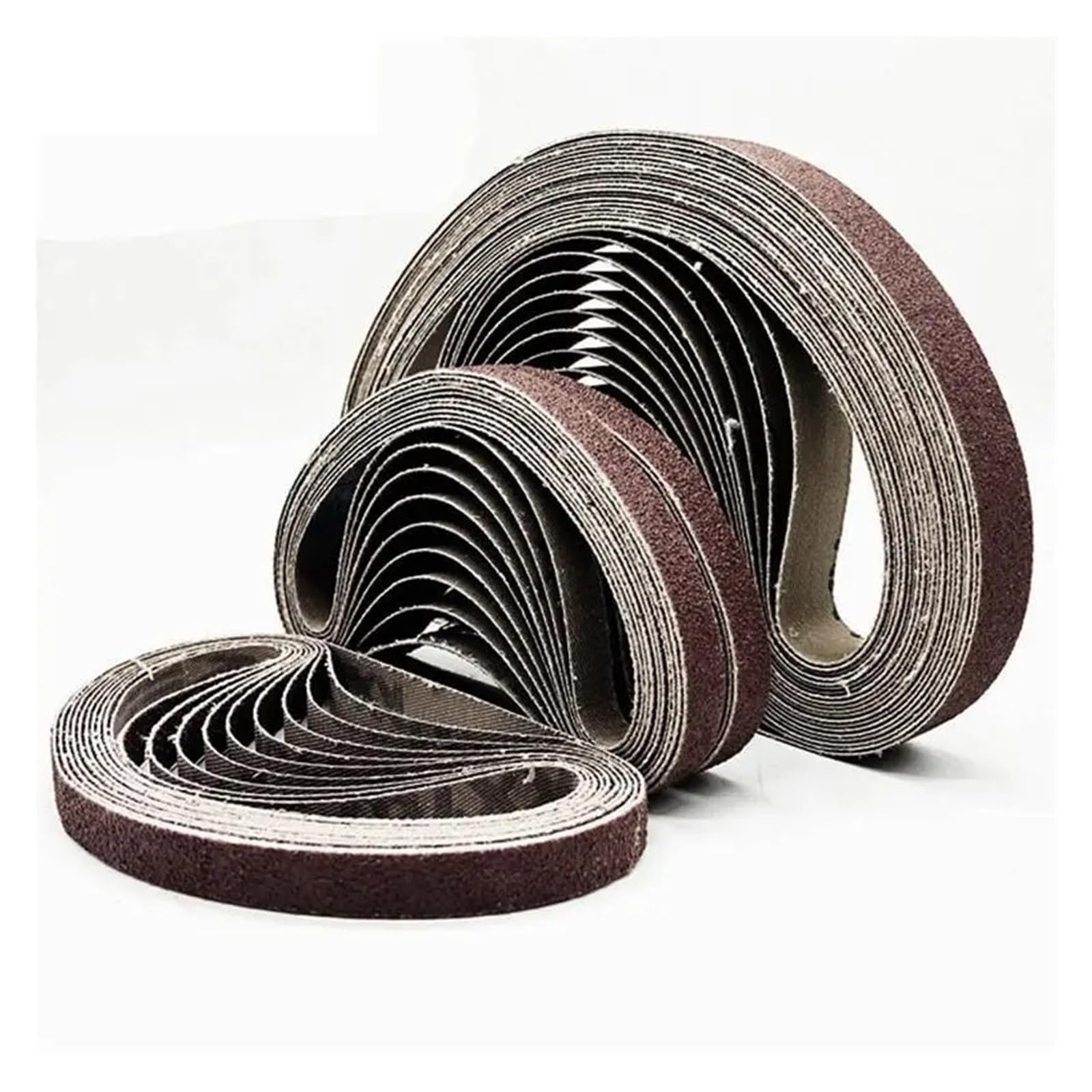 10 szt. 330 x 10 mm 453 x 15 mm taśmy szlifierskie P40 – P600 taśma ścierna do drewna miękkiego metalu szlifowania polerowania (Girt60-10 szt., 533 x 75 mm)