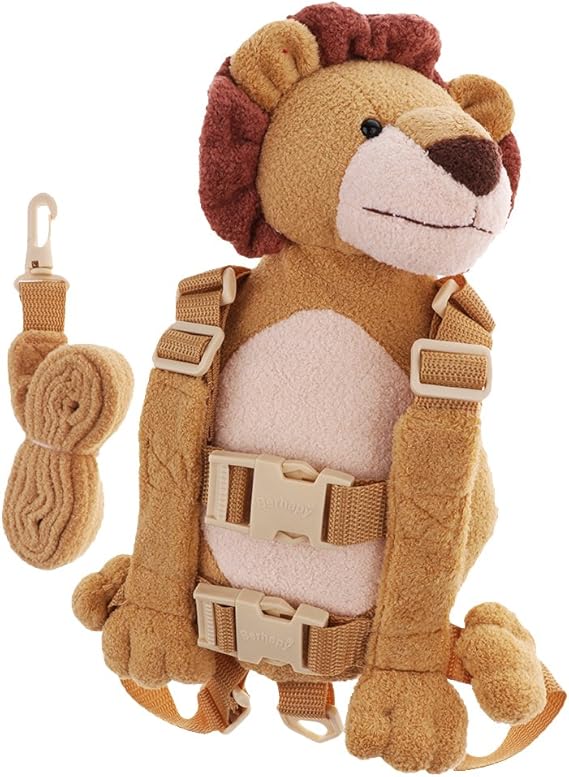 Amazon Co Jp Deerace 全3種類 子供用 リード 迷子紐 お出掛けバック かばん 赤ちゃんリュック ぬいぐるみ ライオン ベビー マタニティ