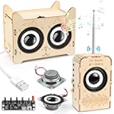 Poraxy Science Kits for Kids Age 8-12 12-14, STEM Toys for 8-13, Build Your Own Bluetooth Speaker & FM Radio, 3D Puzzles DIY Projects, Birthday Gifts for 9,10,11,14 15 16 Year Old Teen Boys Girls
