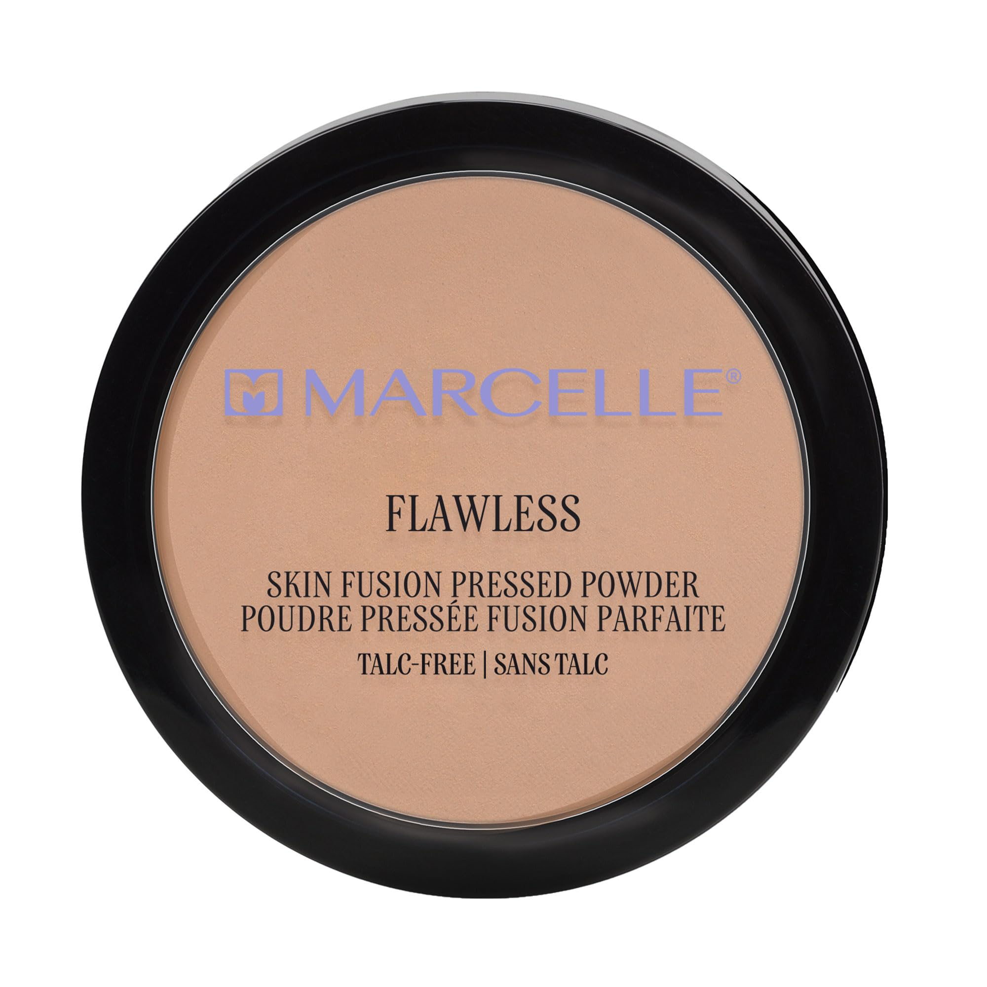 Marcelle Flawless Pressed Powder, Talc-Free, Hypoallergenic, Medium Beige