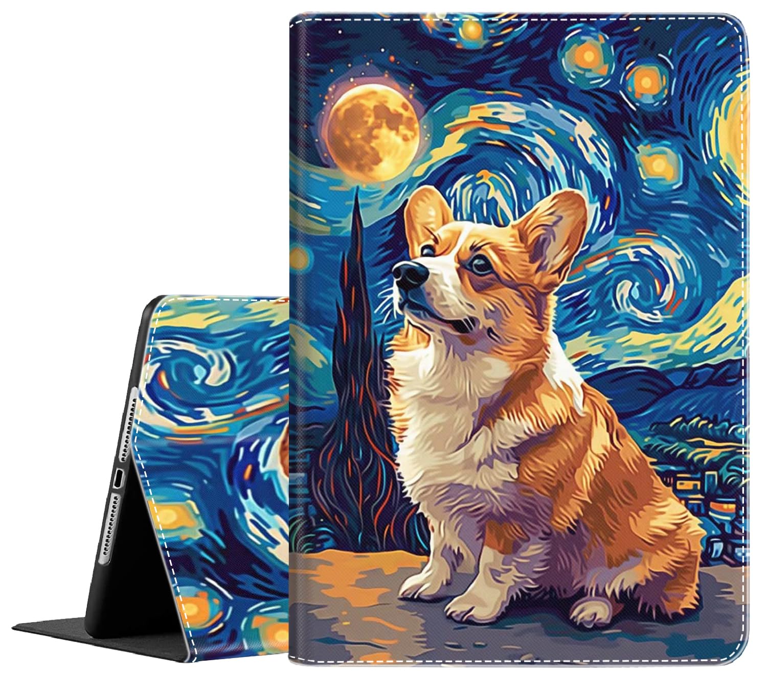 Case for iPad Air 11 Inch Case M2 2024, iPad Air 6th Gen Case/iPad Air 5th Gen 2022/Air 4th 2020 10.9 Inch, Slim Stand Protective Smart Cover Fit iPad