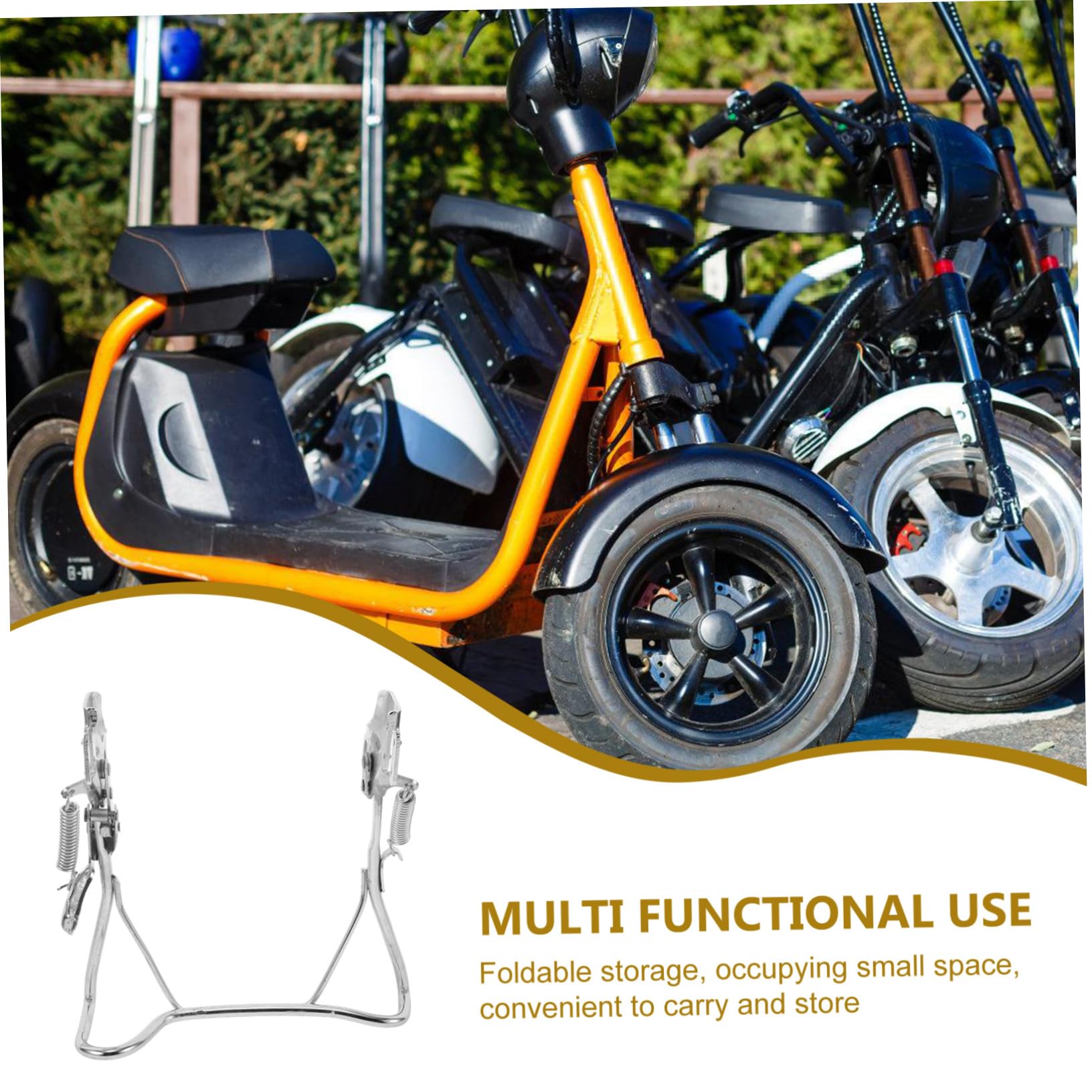 Toddmomy Béquille De Béquille Double De Élément De Scooter Accessoire De Scooter