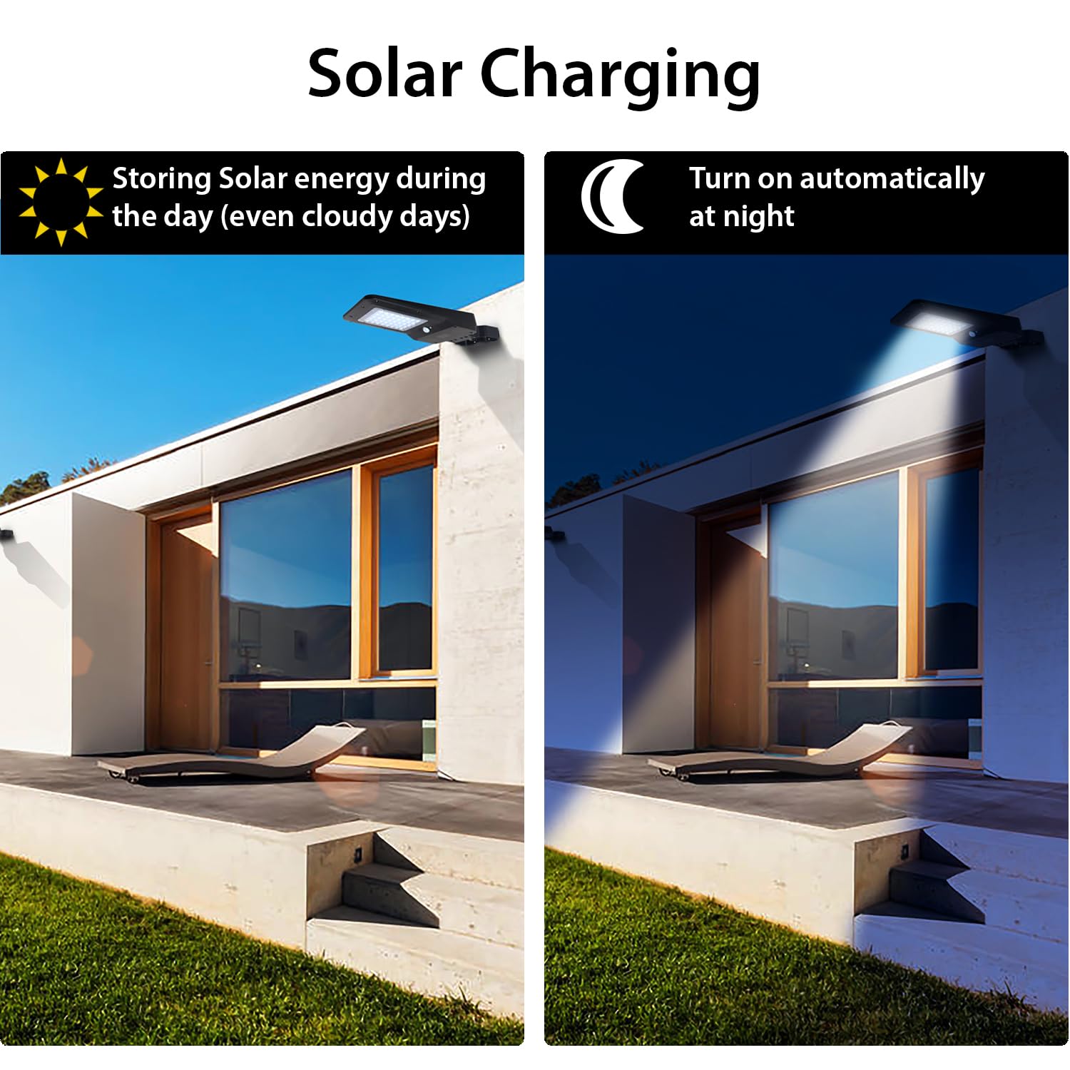 Velamp CRUISER XL: Farola solar de 40W (4800lm) con detector de movimiento y mando a distancia