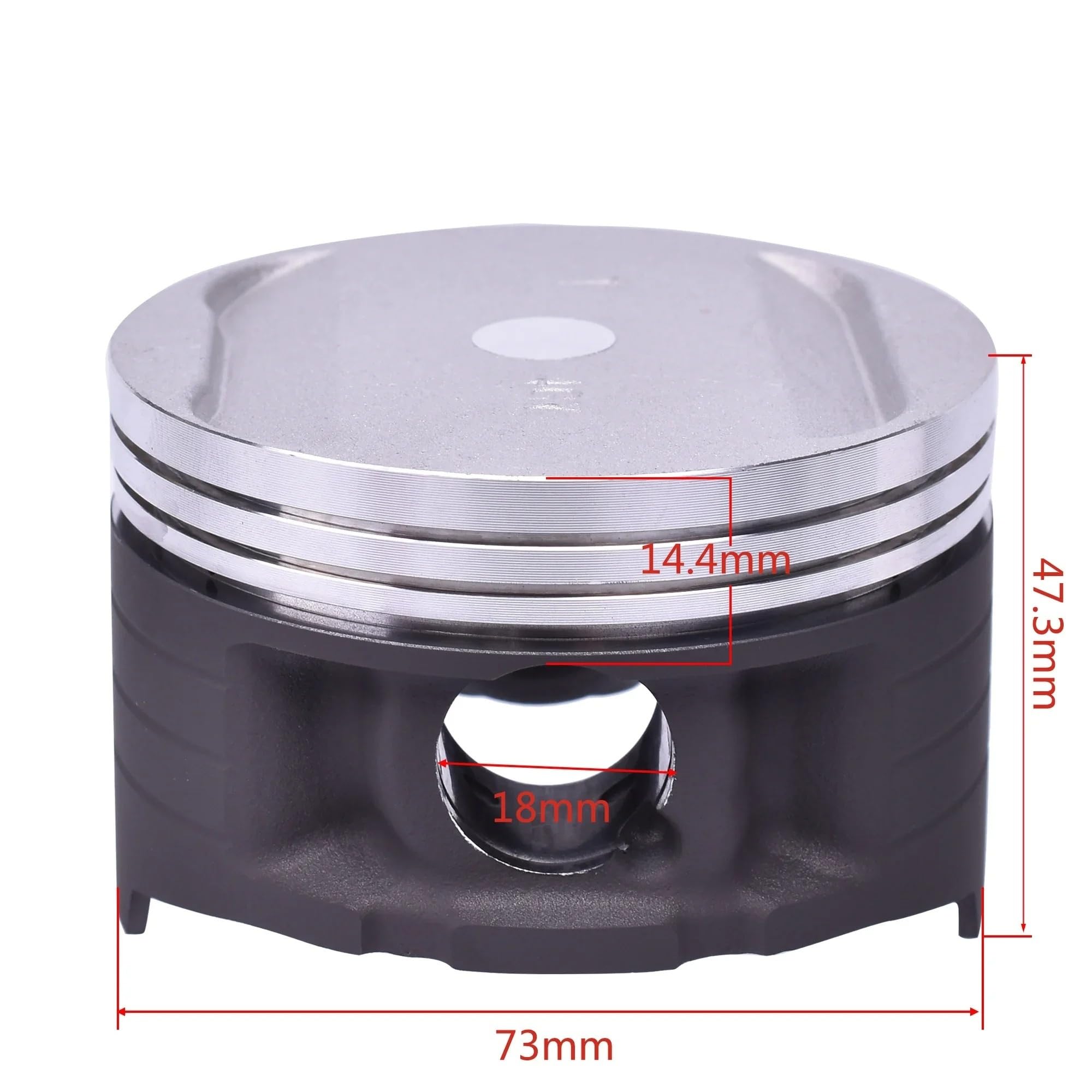 Pistones 73 Mm Pin 18 Mm Altura 47,3 Mm Kit De Anillos Pistón Motor De Motocicleta Para TTR250 1993 1994 Para TT-R250 Para TTR 250 2004-2006 2005 Cilindro(STD)