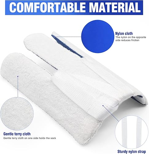 Miniatura 4 de Ayuda para calcetines, ayuda para poner calcetines, dispositivo auxiliar sin doblez para personas mayores, discapacitados, embarazo, herramienta
