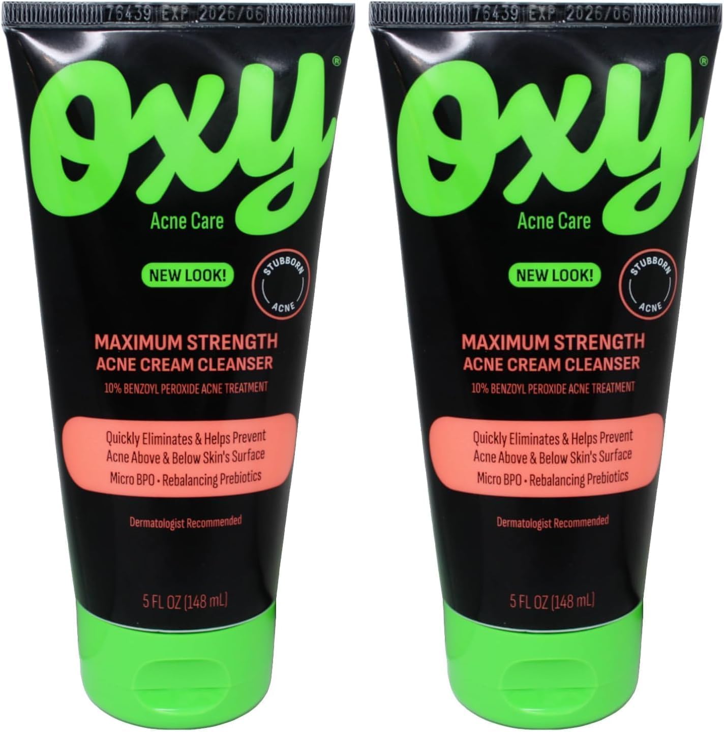 Acne Medication Face Wash - Maximum Action with Maximum Strength 10% Benzoyl Peroxide (5 Fl Oz) (Pack of 2)