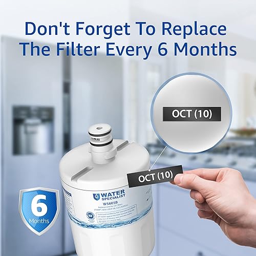 Miniatura 5 de Waterspecialist Filtro de agua para refrigerador 5231JA2002A, repuesto para LG® LT500P®, ADQ72910911, GEN11042FR-08, LFX25974ST, ADQ72910901,